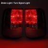 Mayello Chrome Tail Lights W/Bulbs For 2004-2008 Ford F150 F-150