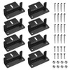 Nicear 8PCS Solar Panel Bracket with Nuts and Screws for