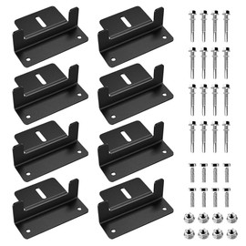 Nicear 8PCS Solar Panel Bracket with Nuts and Screws for RV, Boat, Yacht and Other Off-Grid Installations