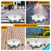 19" Pressure Washer Surface Cleaner with 4 Wheels - Stainless