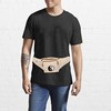 Hemp Fanny Pack,Adjustable Waist and Multiple Pockets,Waist Bag & for
