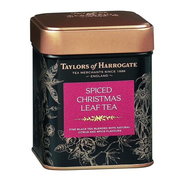 Taylors of Harrogate Spiced Christmas Loose Leaf, 4.41 Ounce Tin