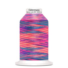Unbekannt G730809-9814 Polyester Yarn, 9814 Pink/Blue/Orange, 1000 m, Metre