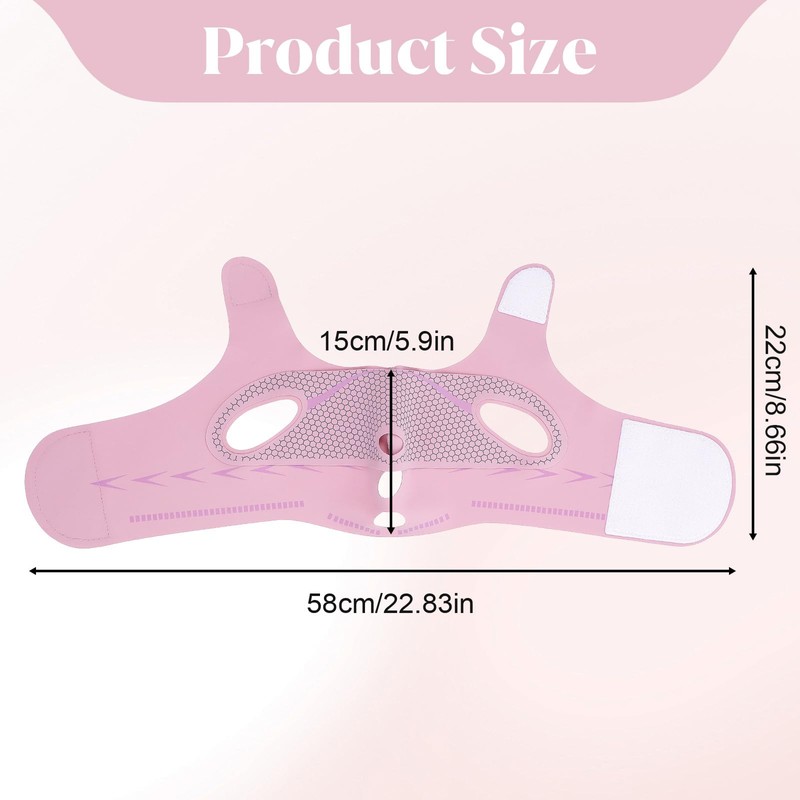 Hpmjz Chin Strap for Sleeping V Line Lifting Mask Reusable