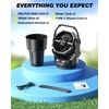 Golf Cart & Car Cup Holder Misting Fan, 900ml Leak-Proof,