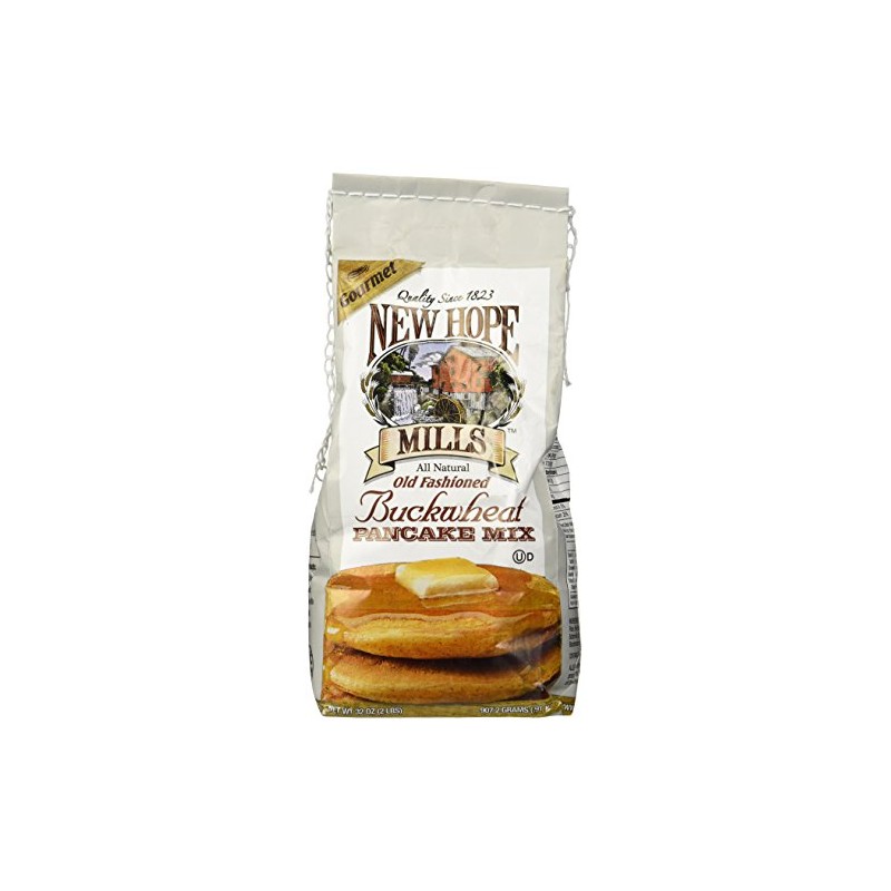 Old Fashioned Buckwheat Pancake Mix, New Hope Mills, 2lbs (1)