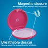 Invisalign Aligner and Retainer Case, Magenta