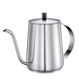 cilio Adria Hand Brewing Kettle Stainless Steel Gooseneck Precise Hand Infusion of Coffee and Tea Capsule Base Diameter 9 cm Suitable for Induction Cookers Capacity: 900 ml Maximum Cooking Capacity