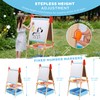 Bpmfkid 3 in 1 Adjustable Kids Art Drawing Easel Set-Sided