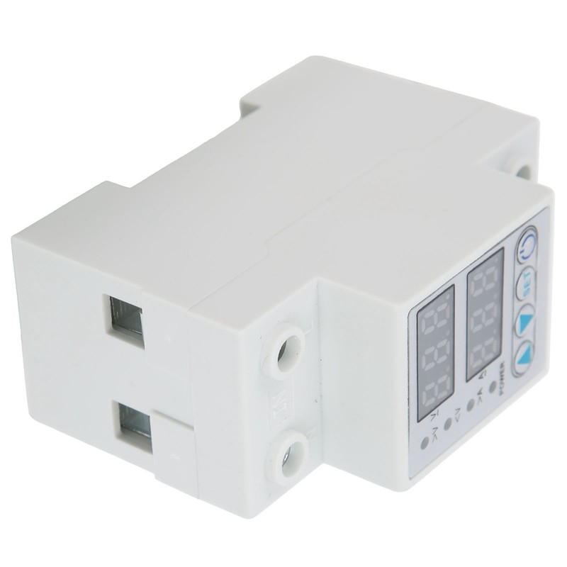 Overvoltage Undervoltage Protector LED Adjustable Self Reset Current Protector AC