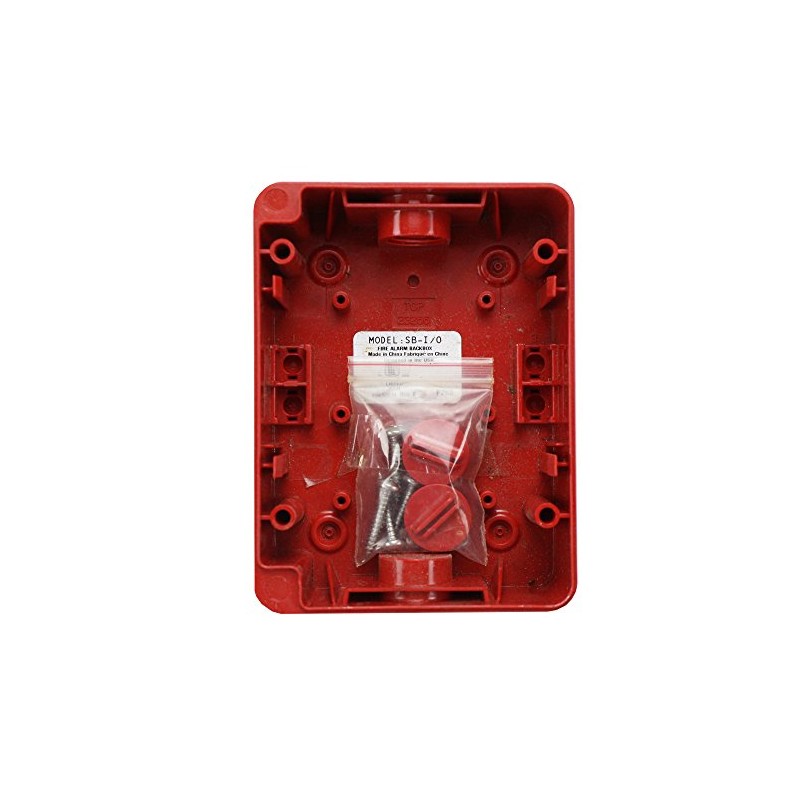 Fire Lite Alarms SB-I/O Red Fire Alarm Indoor/Outdoor Polycarbonate Surface