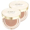 [Vegan Beauty] Dalva Serum Glow Fixing Cover Cushion Foundation 17g, No. 23, 2 pcs. / [비건뷰티] 달바 세럼 글로우 픽싱 커버 쿠션 파운데이션 17g, 23호, 2개