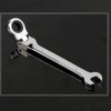 Combination Spanner 11mm Flexible Head Ratchet Wrench Metric Wrench Set