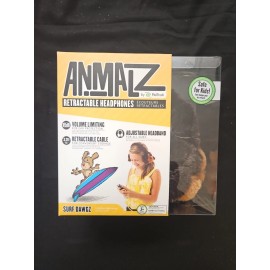 Animalz New in Box Animalz Retractable Headphones (Surf Dawg)-md10