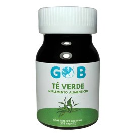Té Verde En Polvo - 60 Cápsulas - Suplemento Alimenticio Sin Sabor