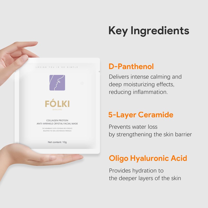 FÓLKI [Baforki] Bio-Collagen Real Deep Mask (1.2 oz (34 g)