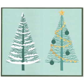 Sizzix A5 Clear Stamps w/Stencil Cosmopolitan Christmas, Merry and Light by Stacey Park, Multicolor, One Size