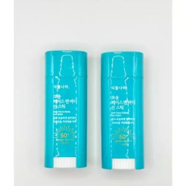 Plant Kingdom 식물나라 보송 페이스앤 바디 UV차단 자외선차단 백탁없는 선스틱 Plant Kingdom Fluffy Face & Body UV Blocking Sunscreen Stick [2 pieces 

Alternatively, Two]