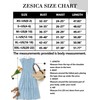 ZESICA Women's 2024 Summer Casual Flutter Short Sleeve Crew Neck