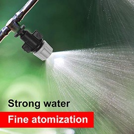 50pcs/Set Misting Nozzles Sprinkler Head Atomizer for Patio Garden Agricultural Greenhouse Drip Irrigation Outdoor Cooling System