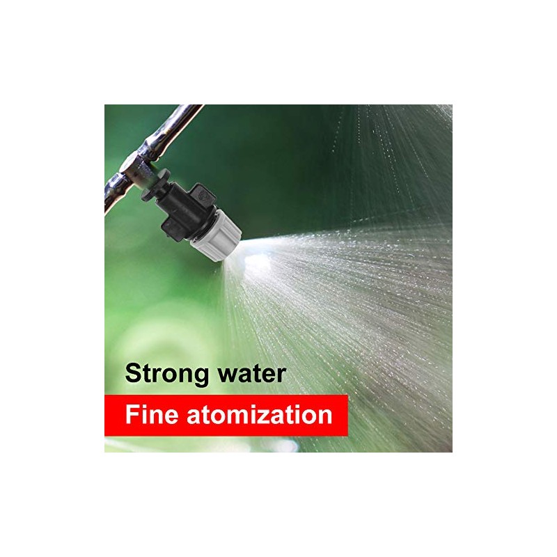 50pcs/Set Misting Nozzles Sprinkler Head Atomizer for Patio Garden Agricultural