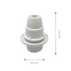 HALOTEC Pack of 4 lamp holders E14, with thread and