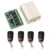 QIACHIP 433Mhz Wireless RF Switch Long Range DC 12V 4CH