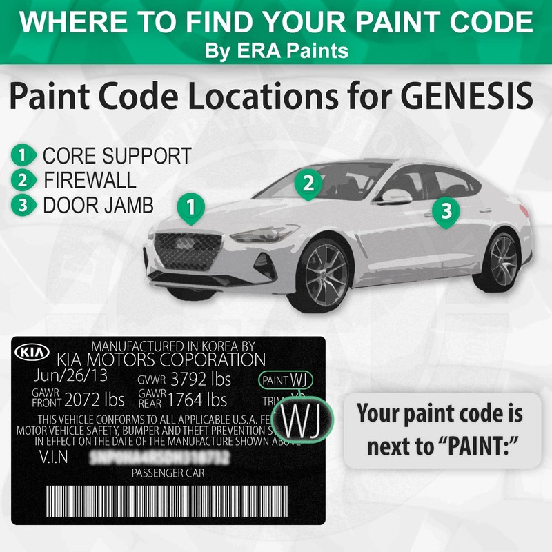 ERA Paints NA2 - Gold Coast Silver Metallic for GENESIS