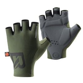 ROCKBROS Cycling Gloves Half Finger Men & Women, Breathable & Shock Absorbing Cycling Gloves with Ergonomic 3D Padding for MTB, Road Bike, Gravel & Fitness