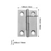 10 PCS 1.75 * 1.25 inches Stainless Steel Mini Small