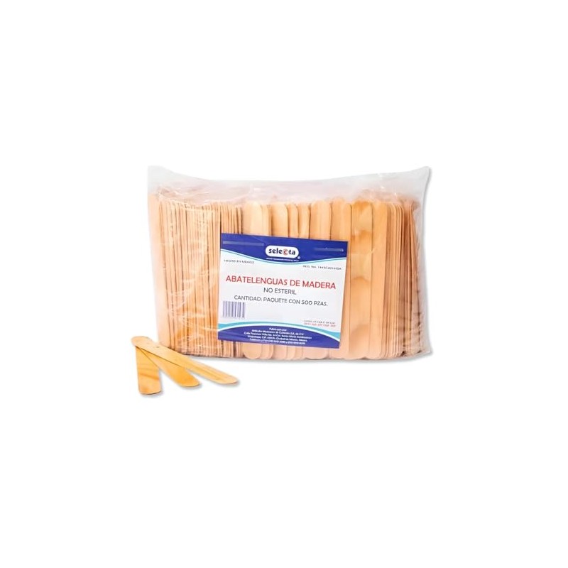 Selecta SELECTA | Abatelenguas de Grado Médico de Madera (500)