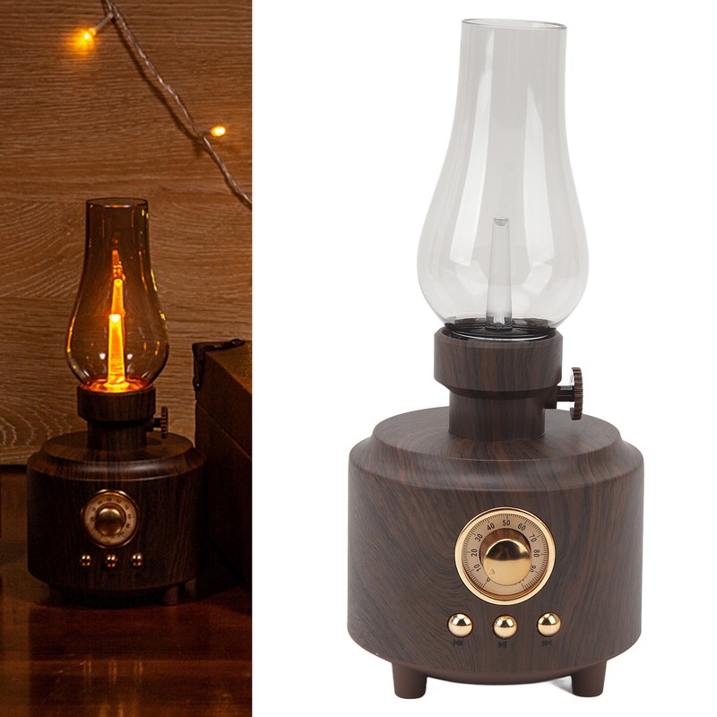 Vintage Light Bluetooth Speaker Rechargeable Lantern Audio Speaker for Outdoor