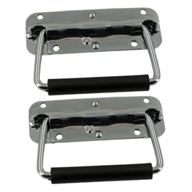 VILLCASE 2 Piezas Manijas De Caja De Herramientas Con Resorte, Mango De Montaje En Superficie Para Gabinete, Caja De Vuelo, Estuche De Aluminio, Chasis, Equipaje