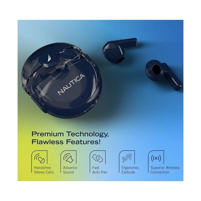 Nautica Buds - T320 True Wireless Stereo Earbuds+Chargi