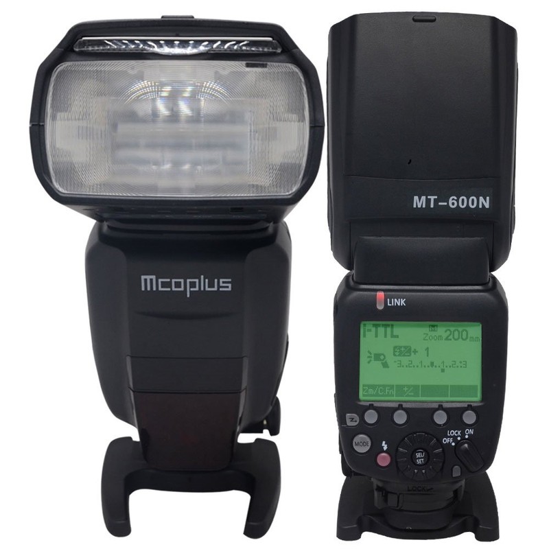 Mcoplus MT600N GN60 High Speed Sync 1/8000s I-TTL Master Slave