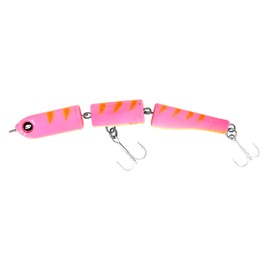 Abu Garcia SSGDRN100MM7.7G-PKGOB Salty Stage Godron Sea Bass Lure, Pink Gigo Orange Berri