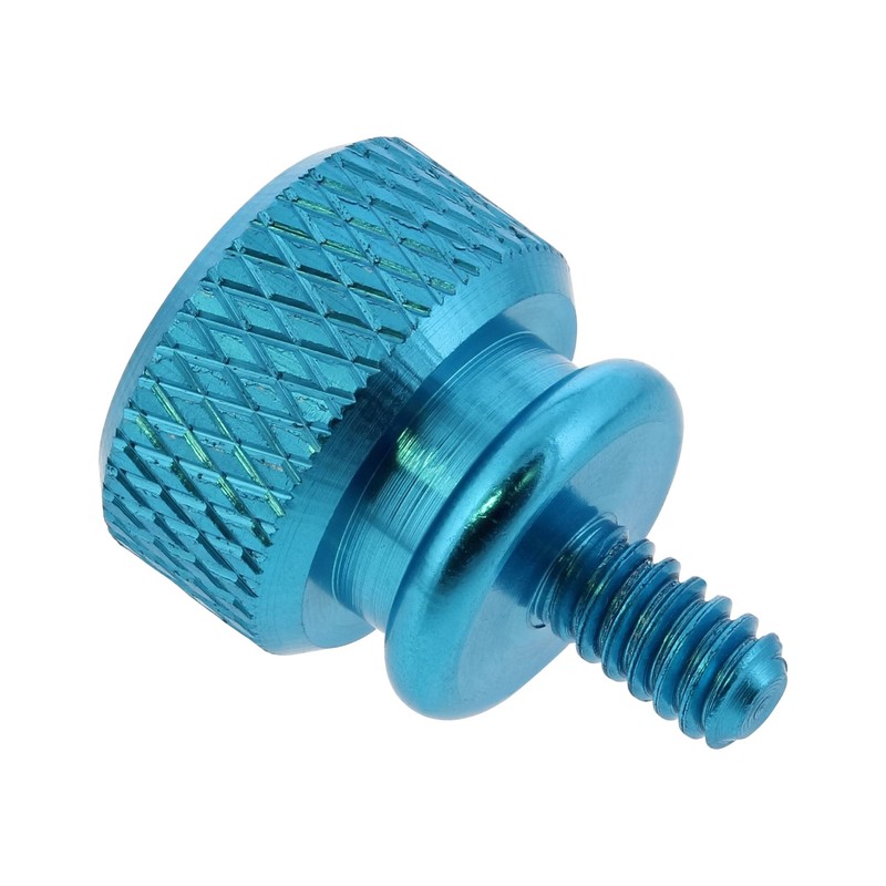 InLine® Rändelschrauben für Gehäuse, blau, 10er Pack