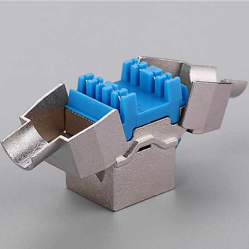 Tunghey CAT8 RJ45 Keystone Shielded Coupler - Ethernet Female to