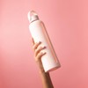 Healthish 25oz Glass Water Bottle with Time Markings – BPA-Free