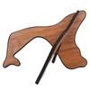Ukulele Stand Wooden Removable Guitar Display Bracket Portable String Instrument