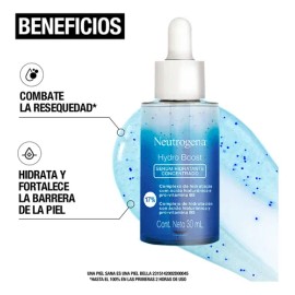 Neutrogena Hydro Boost Sérum Hidratante Facial Concentrado con Ácido Hialurónico, 30ml