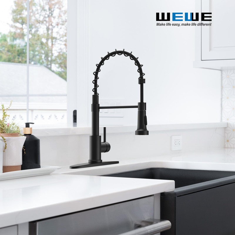 Kitchen Faucets with Pull Down Sprayer Commercial Industrial Stainless Steel