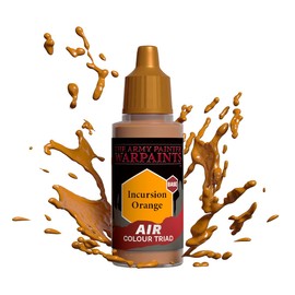 The Army Painter Warpaints Air - Non-Toxic Water Based Airbrush paint – acrylic paint and primer for Tabletop Roleplaying, Boardgames, and Wargames Miniature Model Painting (Incursion Orange)