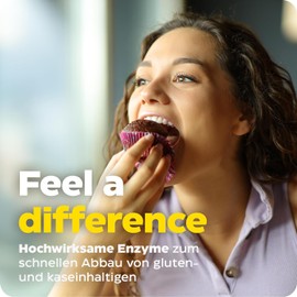 Enzymedica, GlutenEase Extra Strength, Verdauungsenzyme, 60 vegane Kapseln, hochdosiert, Laborgeprüft, Vegetarisch, Sojafrei, Glutenfrei, Ohne Gentechnik