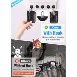 2-Pack Faraday Pouch for Car Keys – Signal Blocking RFID Bag for Keyless Entry Protection – Anti-Theft Remote Fob Case for Car Security