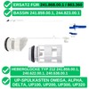 Bassin and Lifter Bell Seal Set, 2 Pack, Replacement for