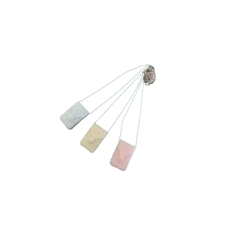 Amulet Case Beads (Yachiha Inlet) with Chain, SGI Goods (Pink)