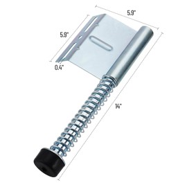 Garage Door Plunger Bumper Pusher Spring, Heavy Duty Stopper Spring for Overhead Garage Doors, Zinc Plated Steel Replacement Hardware for Garage Door Closing System (15 Inch)