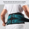 Soporte Lumbar para Hombres y Mujeres,faja Lumbar Ajustable con 7