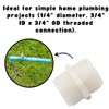 Invero® Hose Connector - Size: 3/4" X 3/4" Threaded